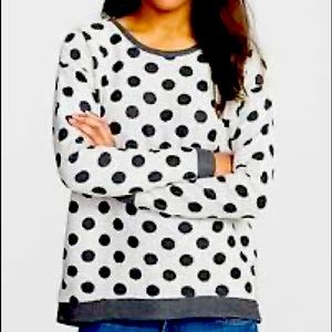 Pieces by Kensie Polka dot pullover sweater